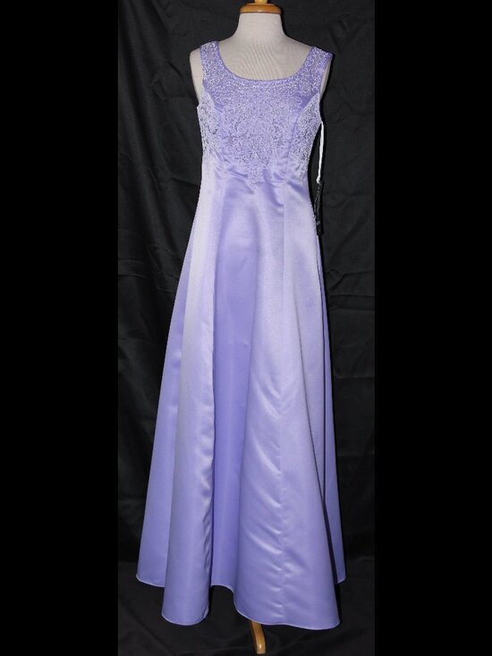 Lenovia Dresses & Skirts - Lenovia #1005 Satin A-line Bridesmaid Dress With Embroidery-Size M-LILAC-NWT